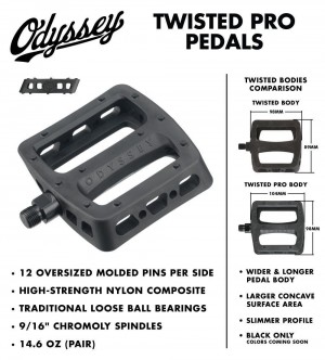PEDALES ODYSSEY TWISTED PRO PC BLACK - image 2